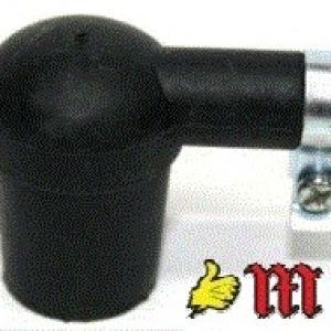 Terminal cable bugia negre