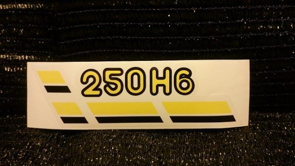Side cover sticker Enduro 250 H6