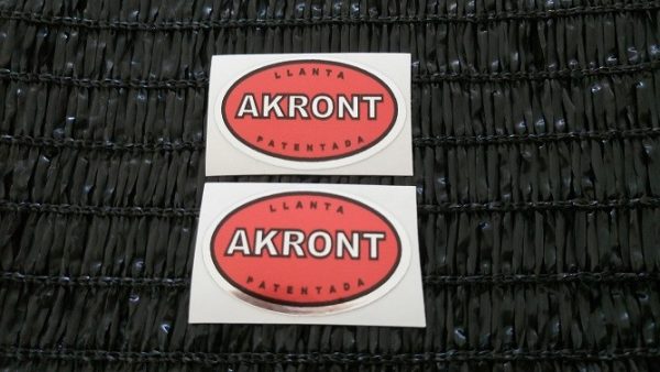Kit Stickers Akront rims (red)