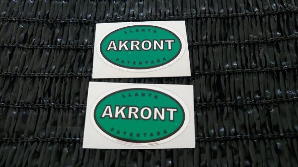Kit Stickers Akront rims (Green)