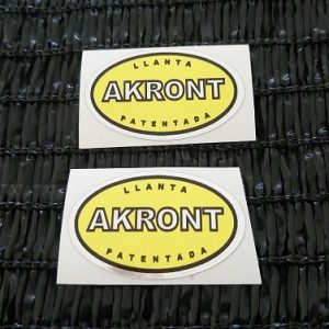 Kit Stickers Akront rims (Yellow)