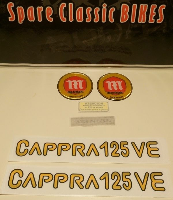 Kit adhesivos Cappra 125 VE