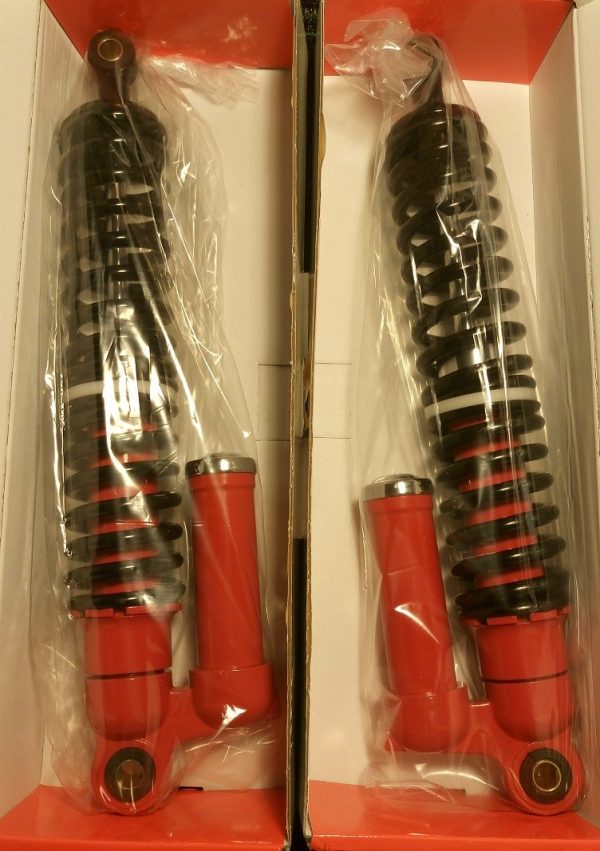 Enduro 39cm rear shock absorbers with bottle