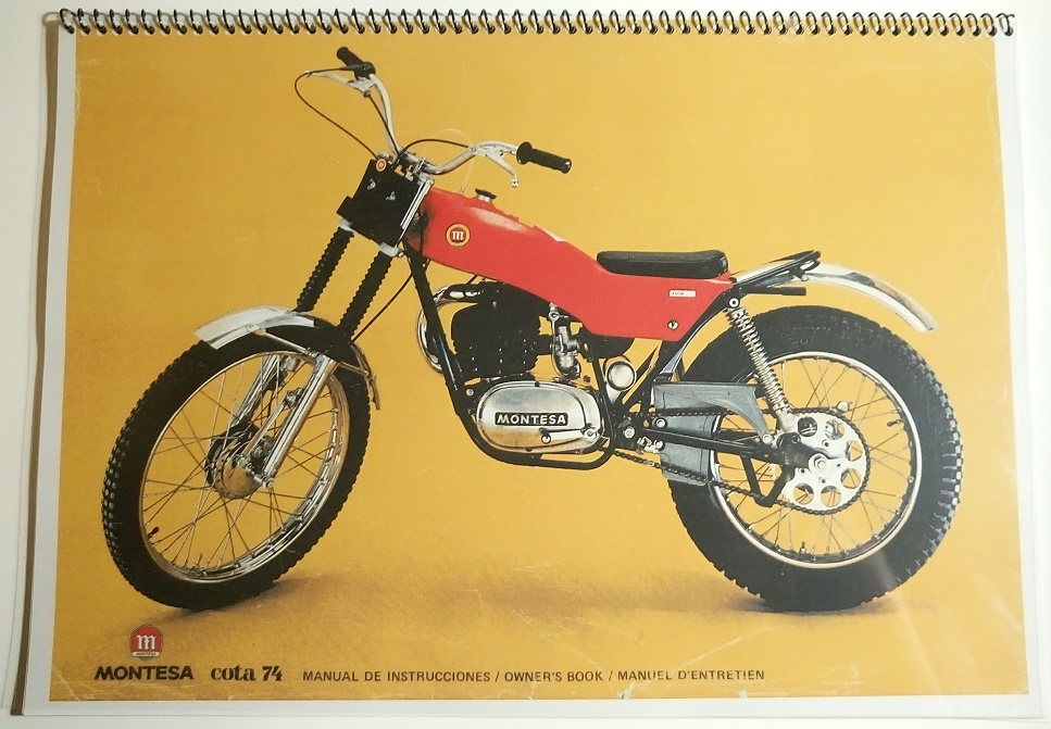 Manual and technical data for Montesa Cota 74 - Spare Classic Bikes