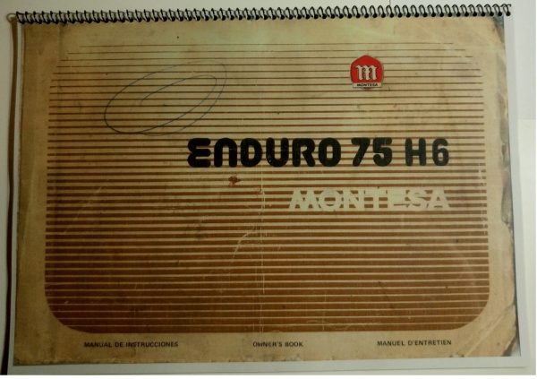 Manual despiece Montesa Enduro 75 H6
