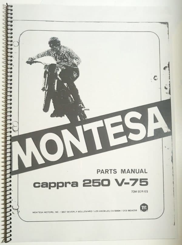 Manual despiece Montesa cappra-v75