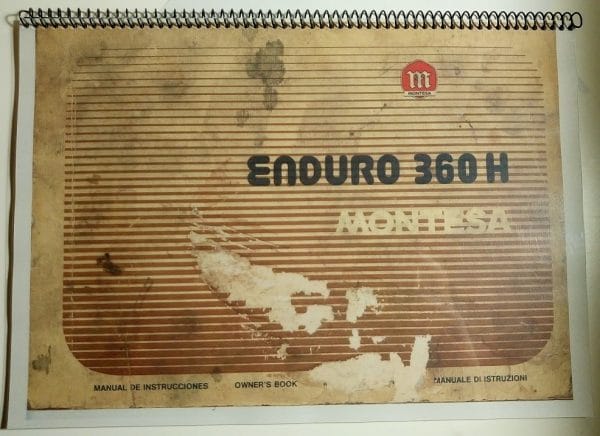Manual despiece Montesa Enduro 360 H6
