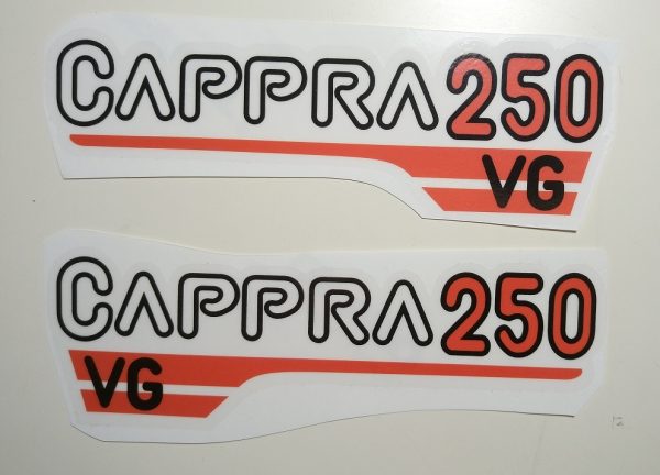 Kit stickers side caps Cappra 250 VG