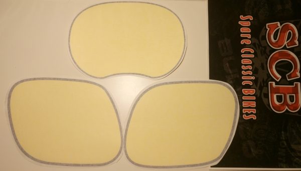 Kit pegatinas tapas laterales en amarillo para Enduro y Cappra