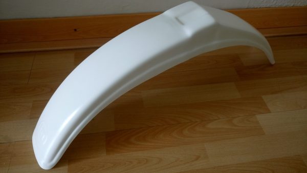Parafang davanter Montesa Cappra, Enduro en plàstic blanc